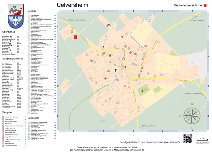 Ortsplan Uelversheim